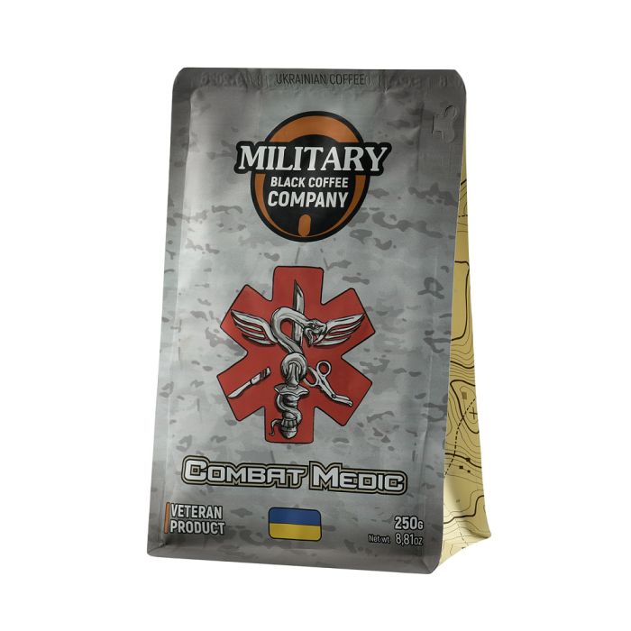 Military Black Coffee Company зерно Combat Medic-Бразилія сантос Арабіка