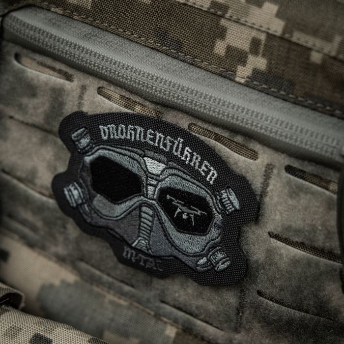 M-Tac нашивка Drohnenführer (вишивка) Black