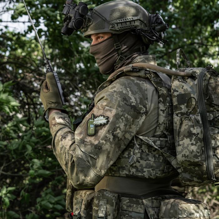 M-Tac нашивка Повтори - Не Пройшло Green (PVC)