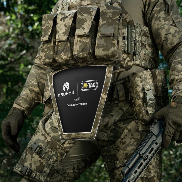 M-Tac фартух протиуламковий з балістичним пакетом 2 клас (BRONYX) Laser Cut MM14