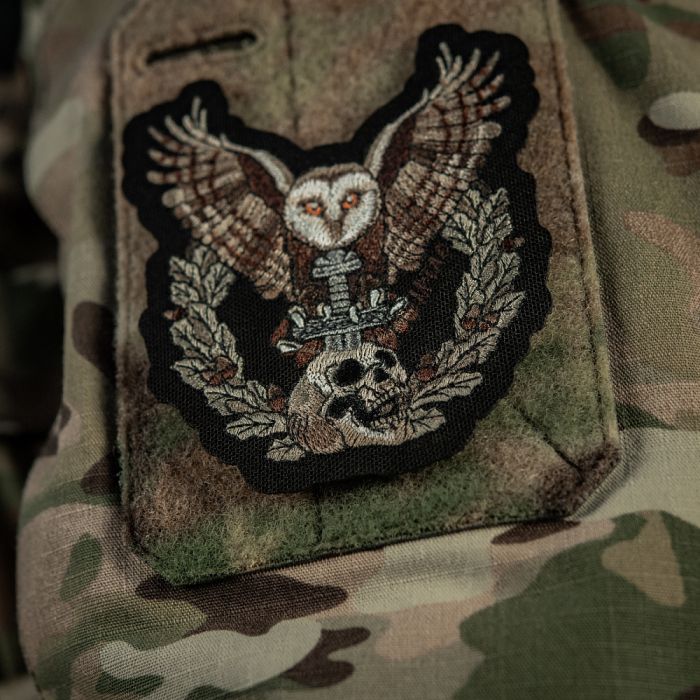 M-Tac нашивка Сова (вишивка) Black