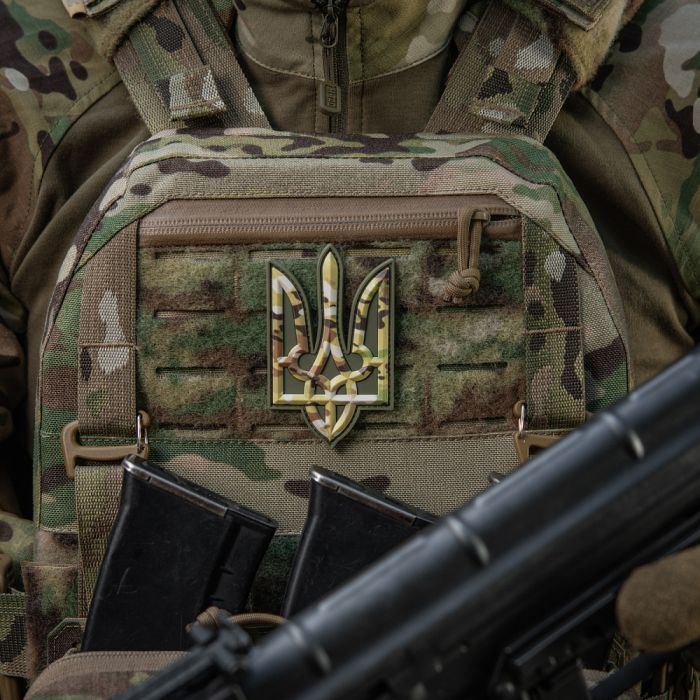 Нашивка Тризуб PVC великий MC