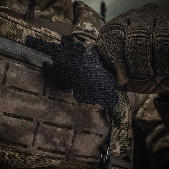 M-Tac нашивка Tactical girl №1 tattoo Тризуб PVC MM14