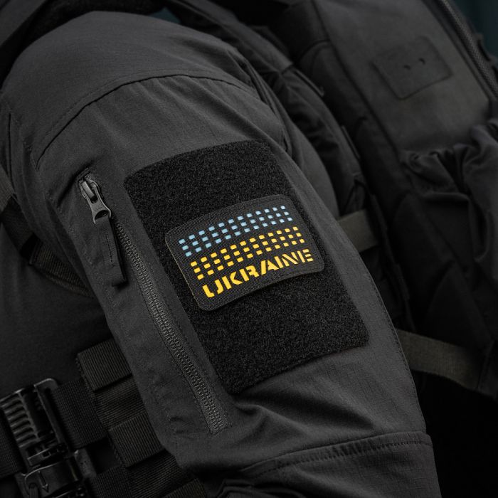 M-Tac нашивка Ukraine Laser Cut Black/Yellow/Blue/GID