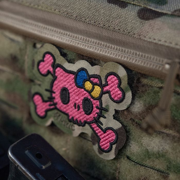 M-Tac нашивка KITTY (вишивка) Pink/Multicam