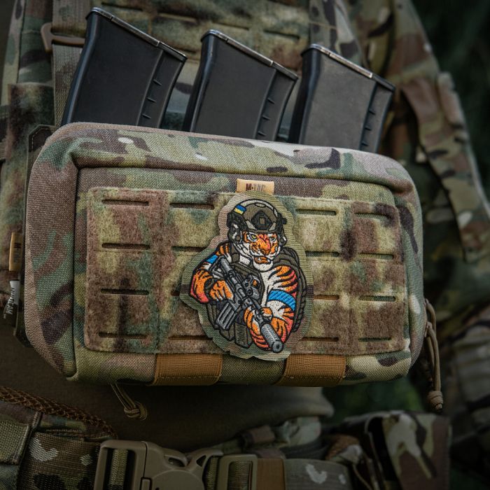 M-Tac нашивка Tiger (вишивка) Multicam/RG/Blue