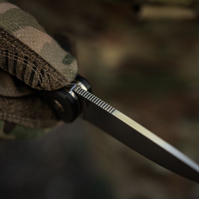 M-Tac ніж складаний Type 11 Black/Steel