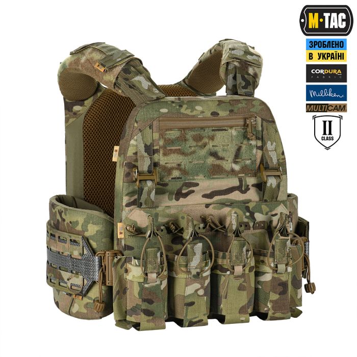 M-Tac плитоноска Cuirass Tiger Elite 2 клас захисту (розмір плити XL) Multicam