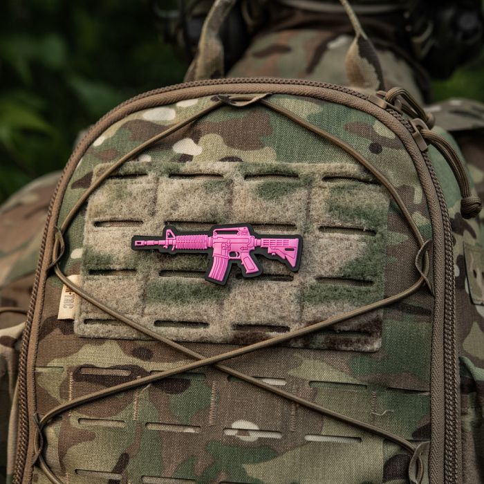 M-Tac нашивка M4A1 3D PVC Pink