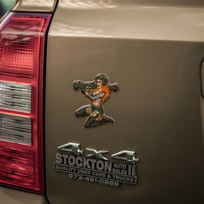 M-Tac наклейка об'ємна Tactical girl №10 AT4 Скандінавік