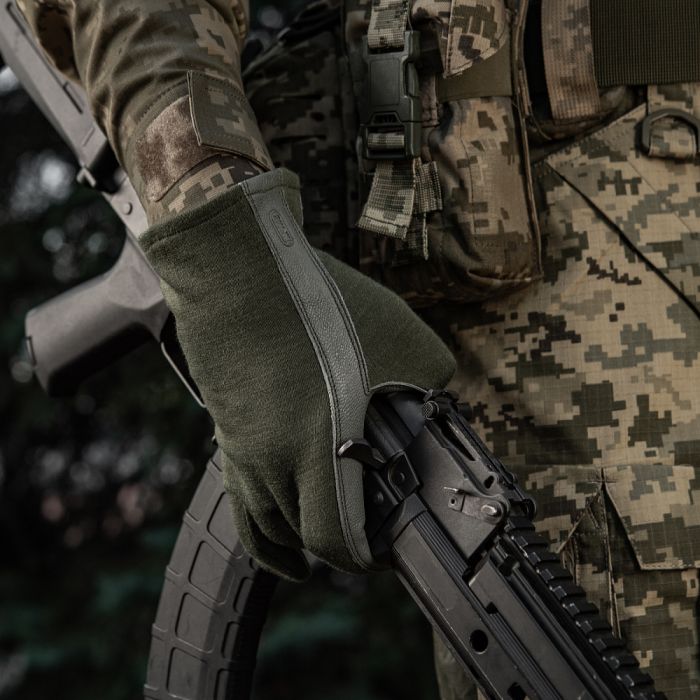 M-Tac рукавички Nomex Sport Leather Olive