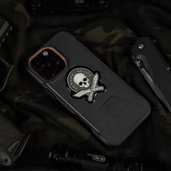 M-Tac наклейка об'ємна No Knife - No Life