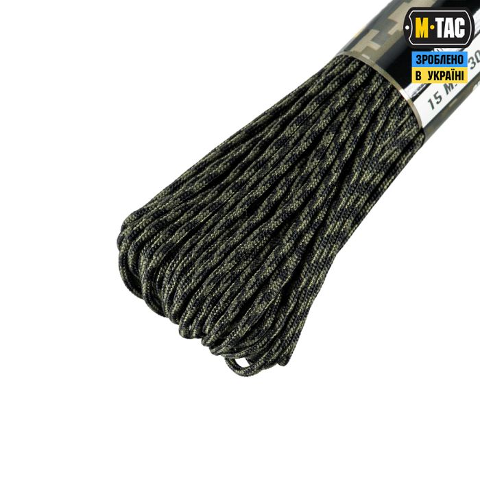 M-Tac паракорд Minicord Mil-Spec 30m Black Forest
