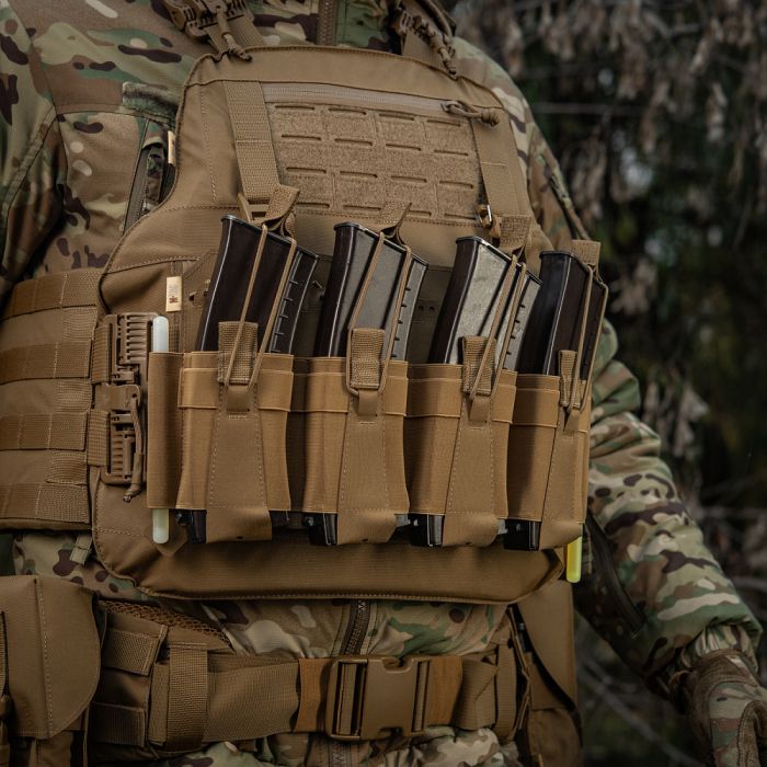 M-Tac передня панель для чохла бронежилета Sturm на 4 магазина Coyote