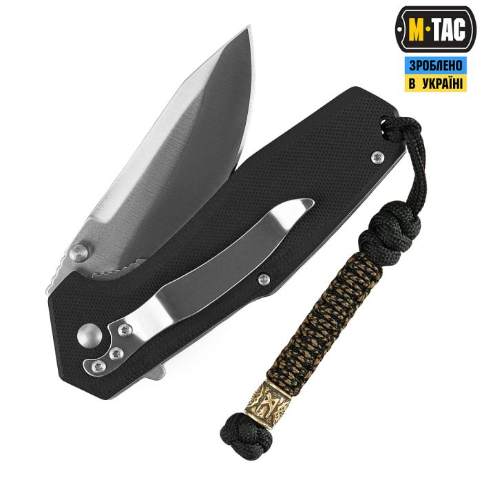 M-Tac темляк Scandinavian Mannaz Black 