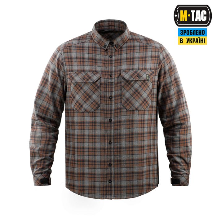 M-Tac сорочка Lumberjack Merino Cold Weather Gray/Brown