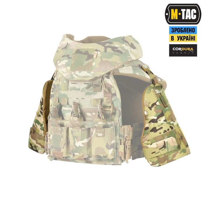 M-Tac плечовий захист з балістичними пакетами 1 клас для Cuirass QRS Multicam