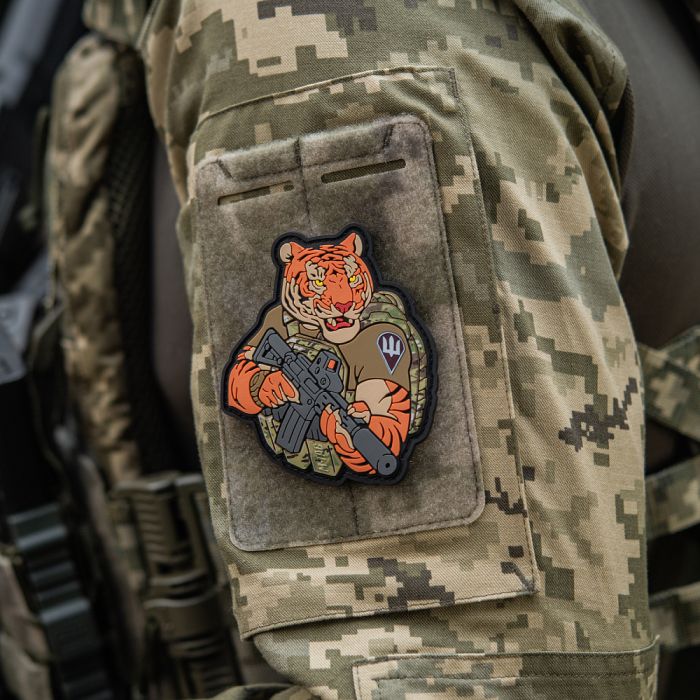 M-Tac нашивка Тигр ДШВ PVC