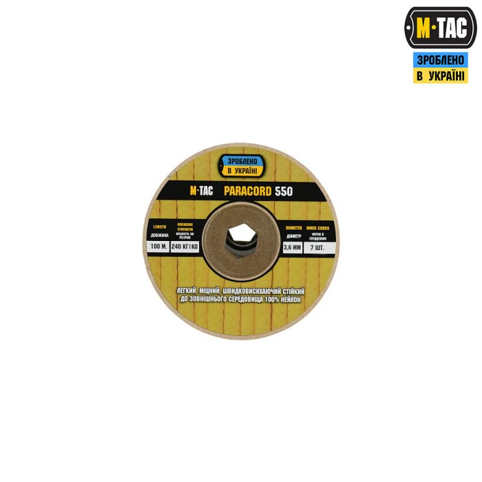 M-Tac паракорд 550 type III 100m Officer