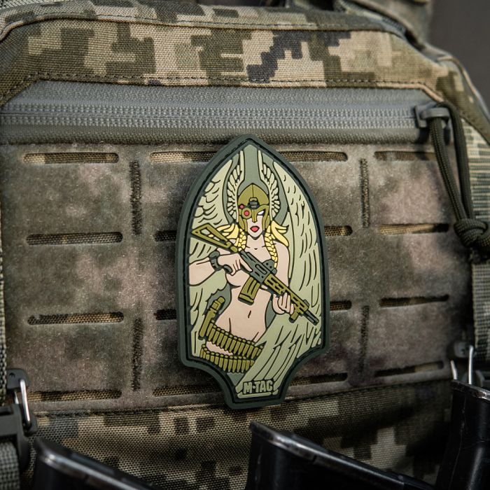 M-Tac нашивка Піка Валькірія PVC olive
