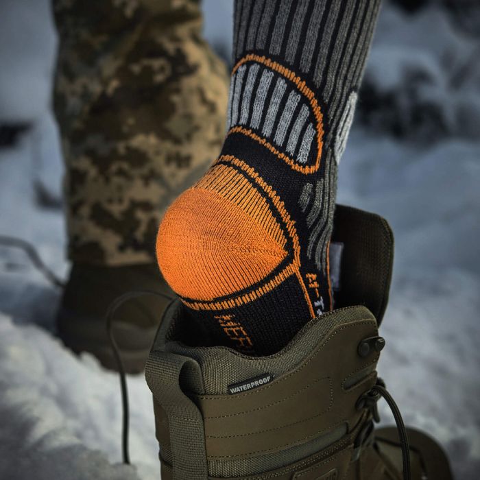 M-Tac шкарпетки Polar Merino 40% Long Black