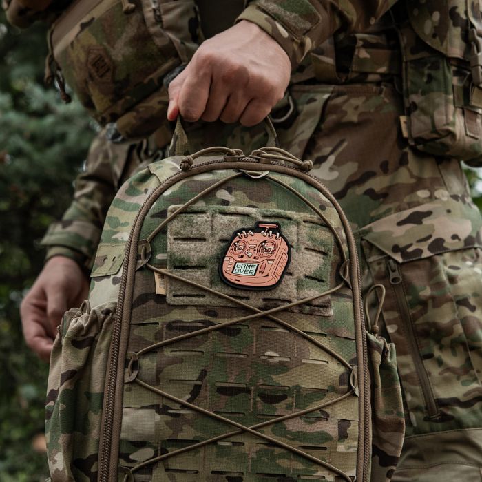 M-Tac нашивка пульт FPV рожевий (PVC)