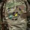 M-Tac нашивка Cat Eyes Laser Cut Multicam/Yellow/Blue/GID
