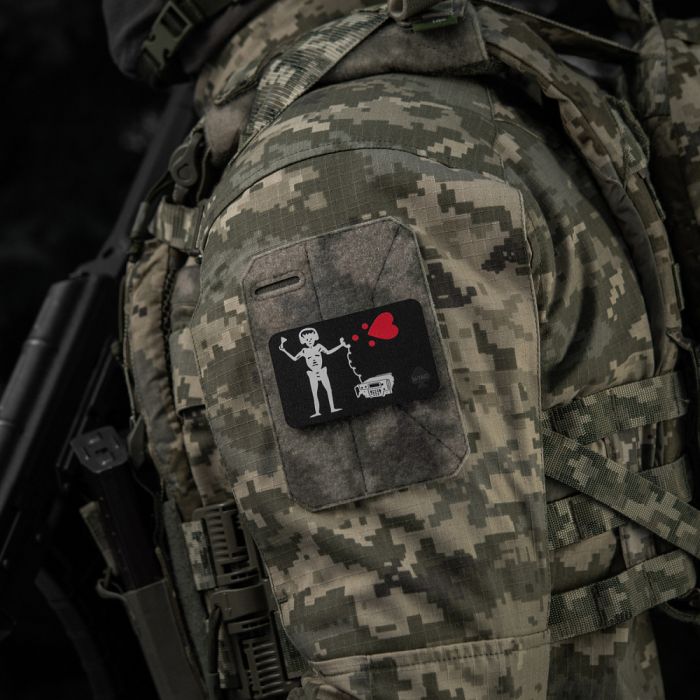 M-Tac нашивка прапор Чорна Борода зв'язківець Black