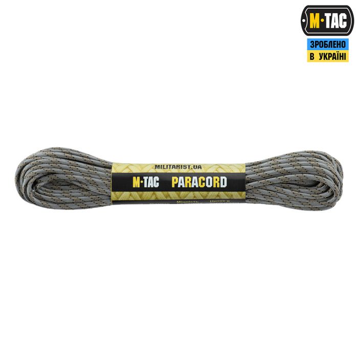 M-Tac паракорд 550 type III Officer Grey 15м