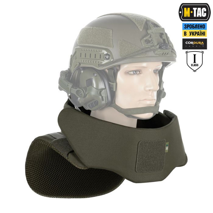M-Tac Горжет сумісний з активними навушниками 1 клас захисту Elite Ranger Green