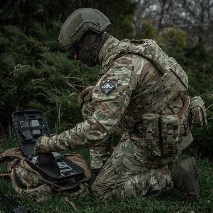 M-Tac нашивка Drones Zone PVC Black