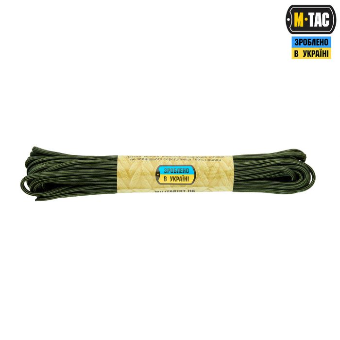 M-Tac паракорд 550 type III Green Snake 15м