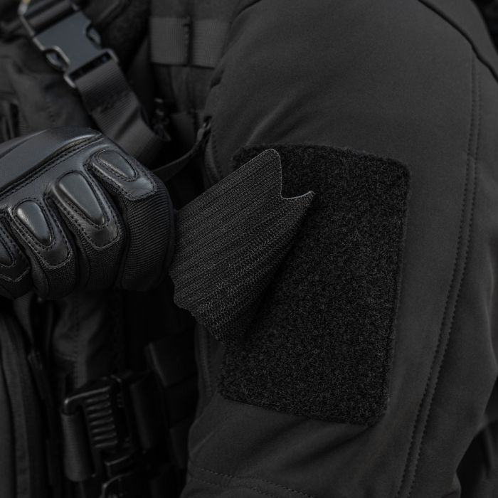 M-Tac нашивка Тризуб UA-Wing (вишивка) Black