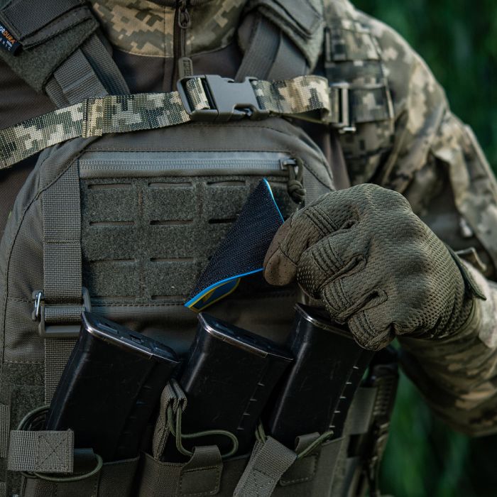 Нашивка герб України PVC великий кольоровий