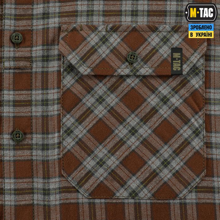 M-Tac сорочка Lumberjack Cotton Shirt Brown/Grey