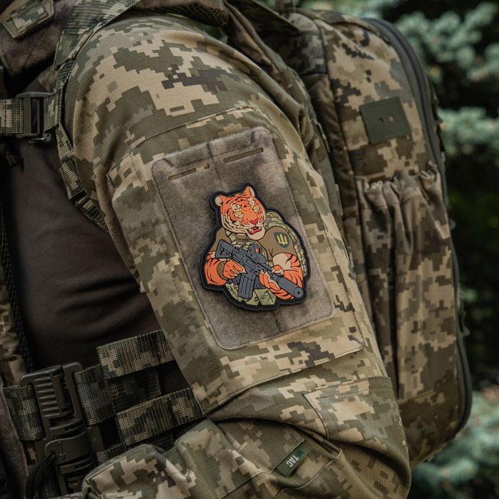 M-Tac нашивка Тигр загально військовий PVC