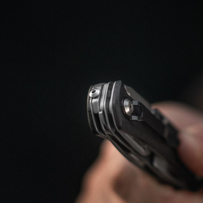 M-Tac ніж складаний Type 9 (6 інструментів) Black/Steel