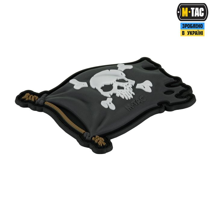 M-Tac нашивка Веселий Роджер PVC Black