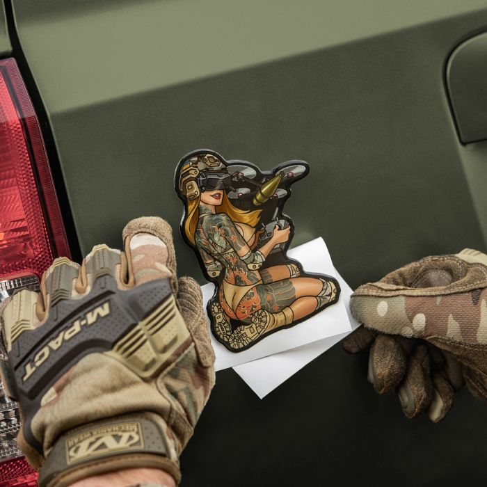 M-Tac наклейка об'ємна Tactical girl №6 Якудза 