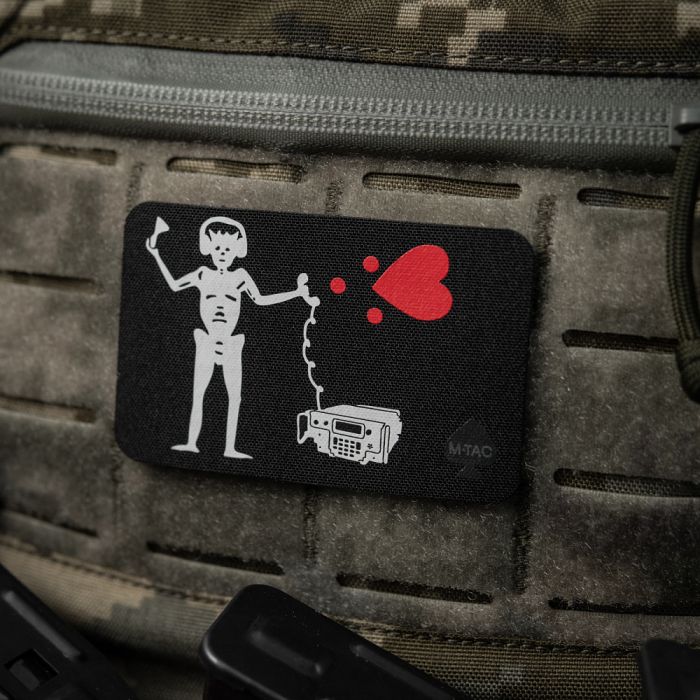 M-Tac нашивка прапор Чорна Борода зв'язківець Black