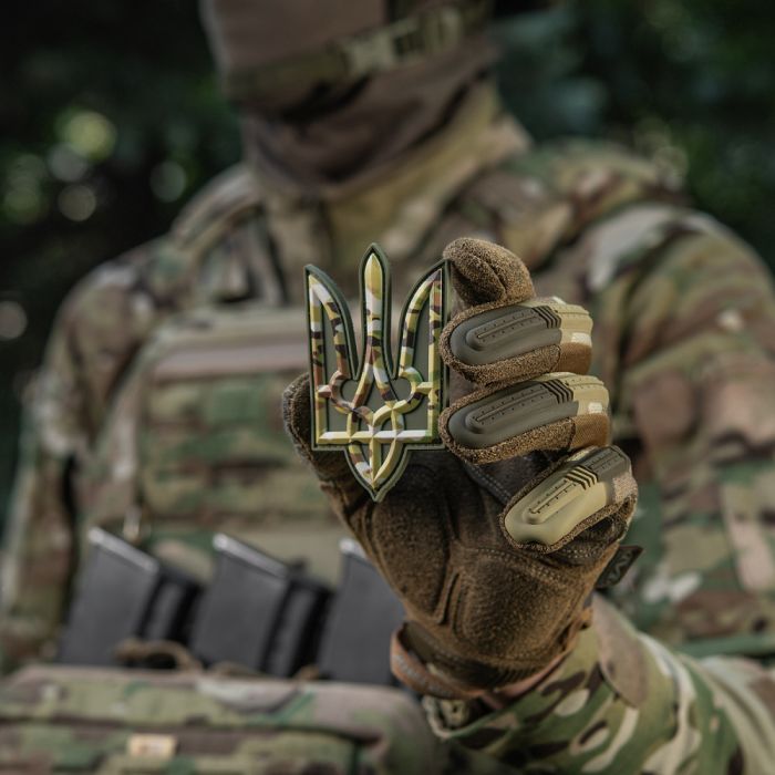 Нашивка Тризуб PVC великий MC