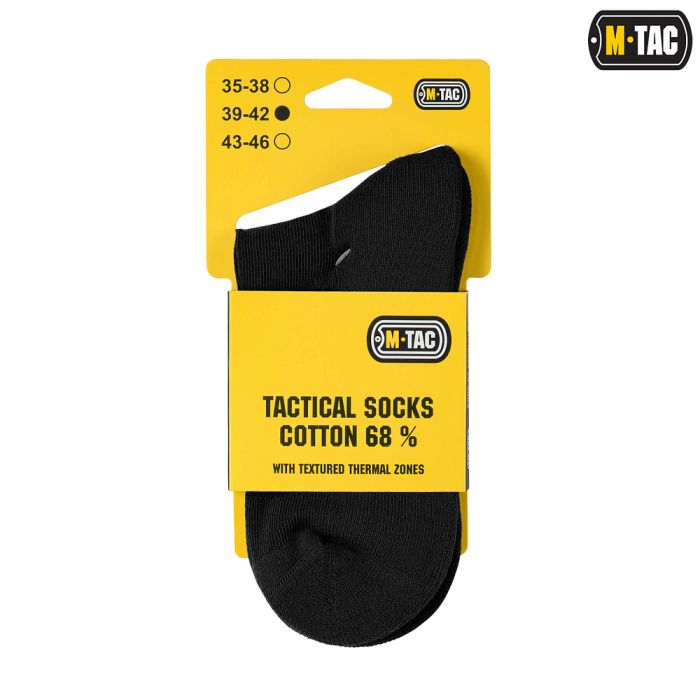 M-Tac шкарпетки Tactical Socks Cotton 68% Black