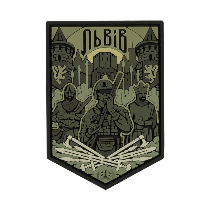 Brand Element нашивка Львів PVC olive