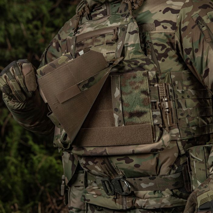 M-Tac передня панель для чохла бронежилета Sturm на 4 магазина Multicam