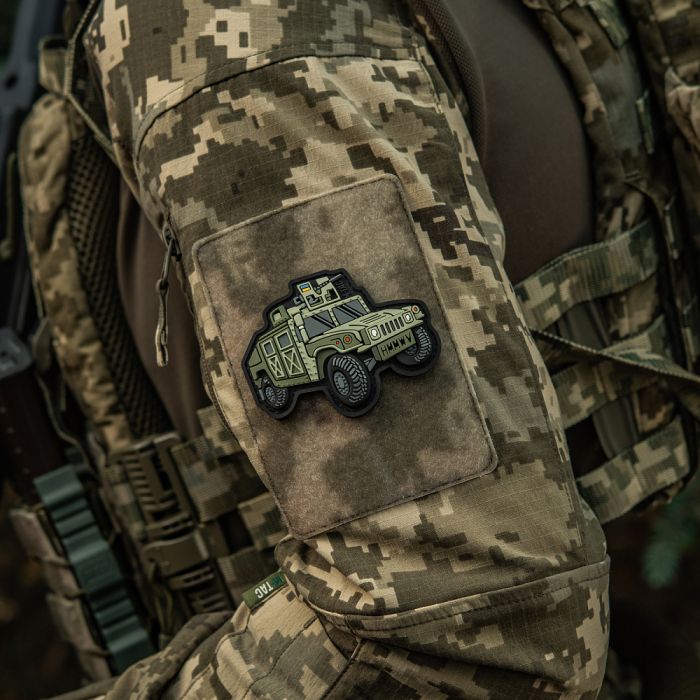 M-Tac нашивка HMMWV (PVC) olive