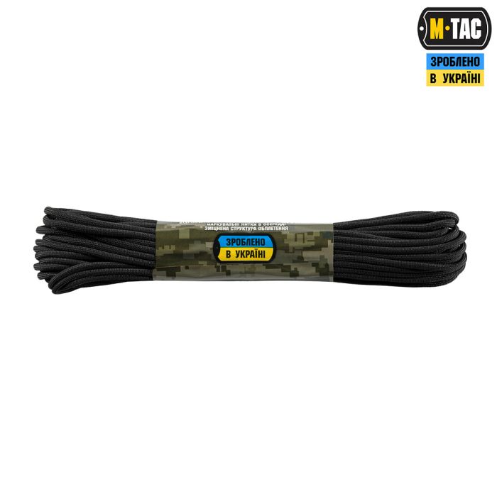 M-Tac паракорд 550 mil-spec 15m Black