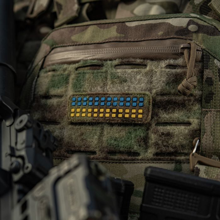 M-Tac нашивка прапор України 25х80 Velcro/PVC Multicam