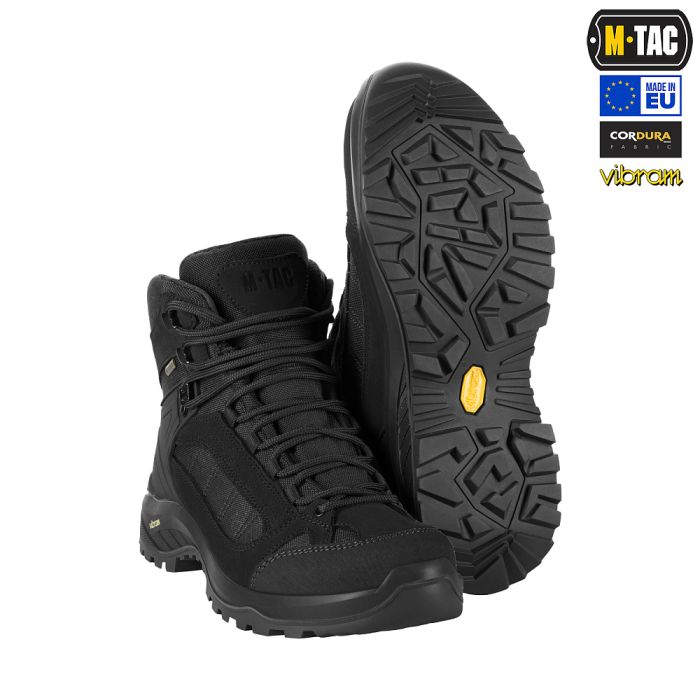 M-Tac ботинки тактические демисезонные Pro Line Black