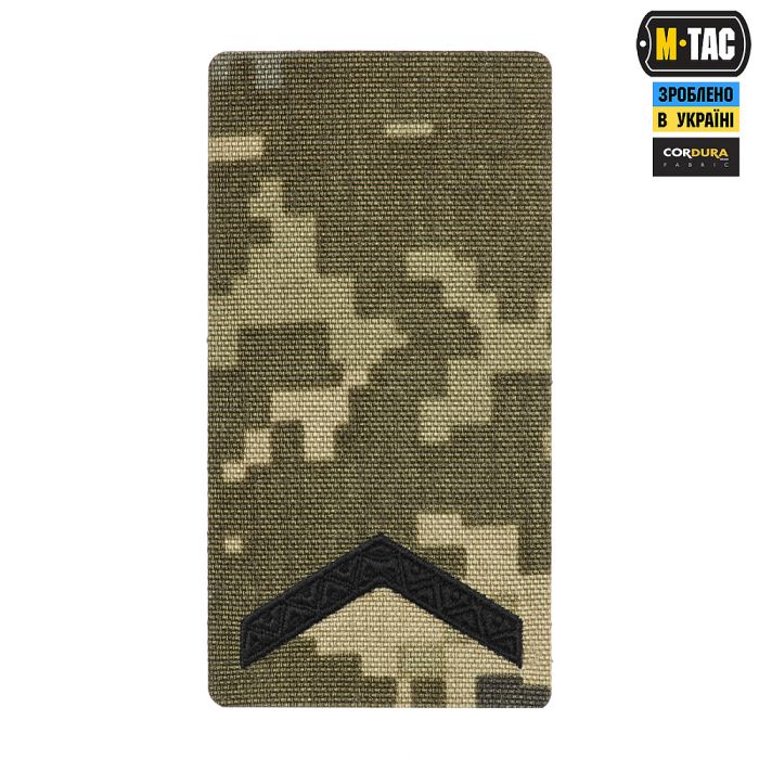 M-Tac погон на липучці Старший солдат (вишивка) MM14