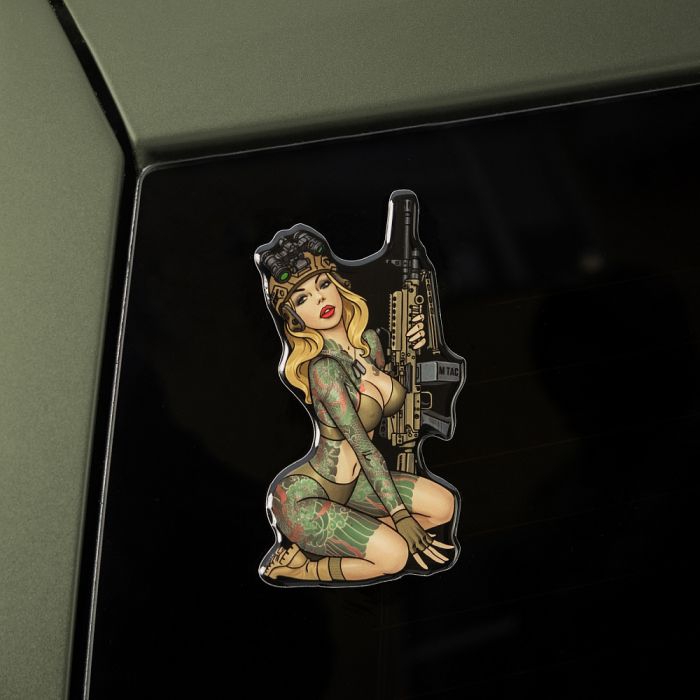 M-Tac наклейка об'ємна Tactical girl №5 Якудза